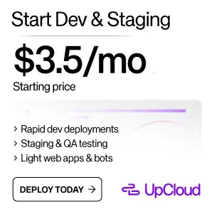 UpCloud VPS - Cloud Built for Developers