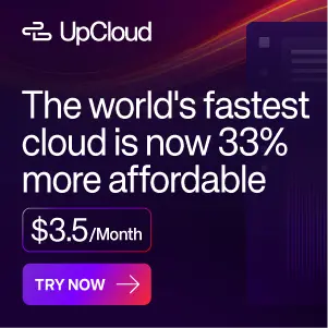 UpCloud VPS - Cloud Built for Developers