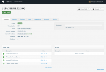 Buyvm Console