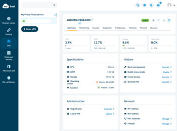 Myhost Console